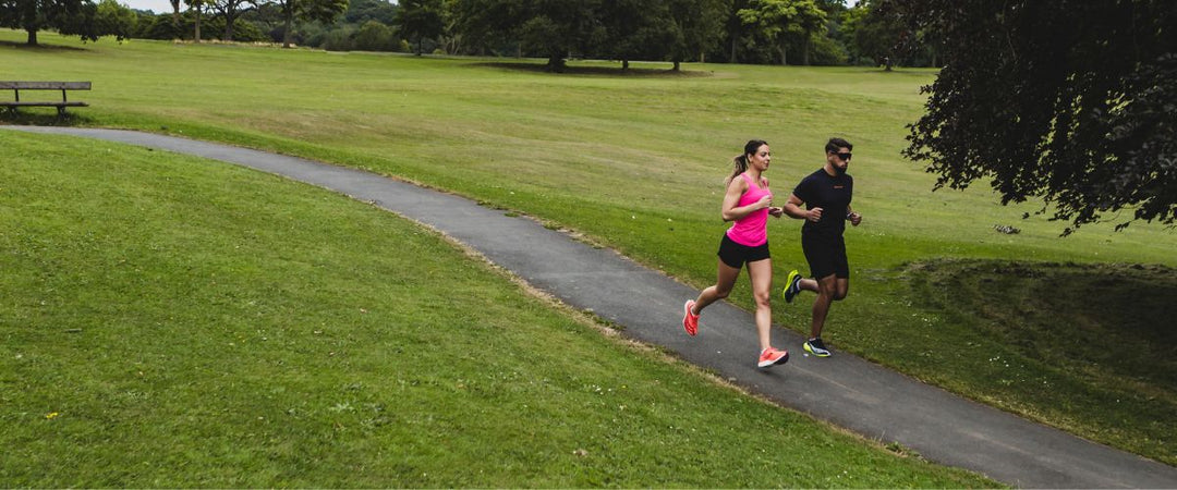 Athletes running 