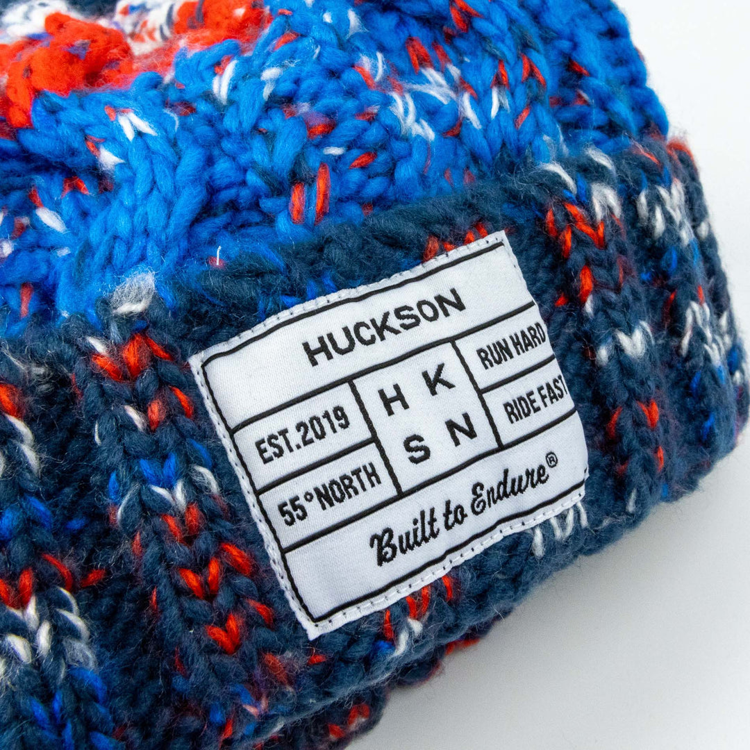 'Arctic Blue' Bobble Beanie