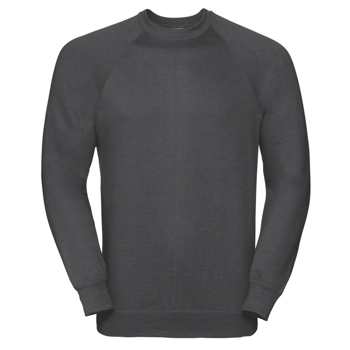 'Built To Endure' Black Organic Raglan Sweater