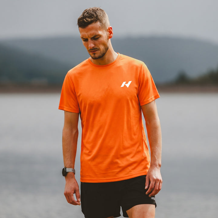 Men's Team HKSN Eco-Tech T-Shirt - Flouro