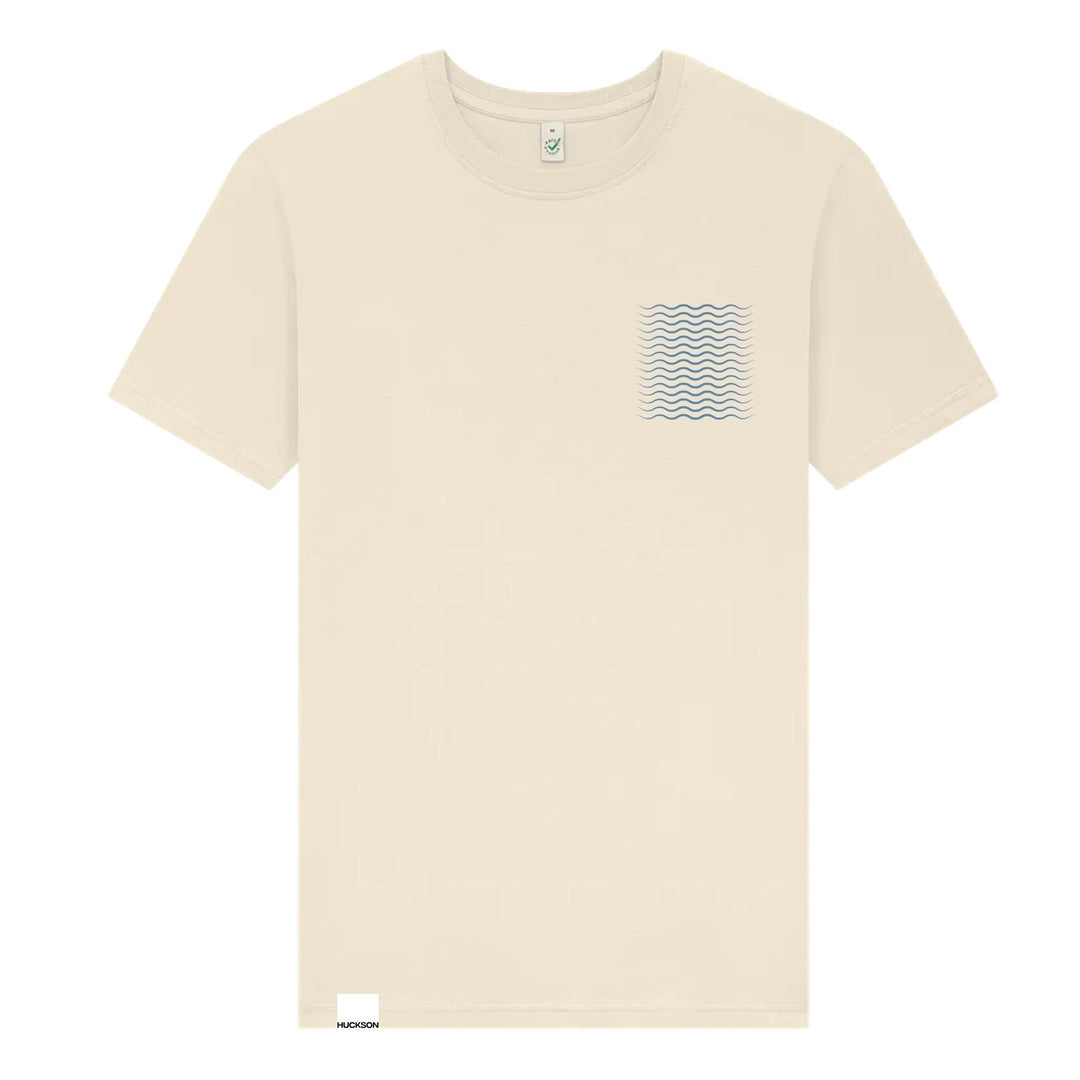 Peak Organic Unisex T-Shirt - White Sand