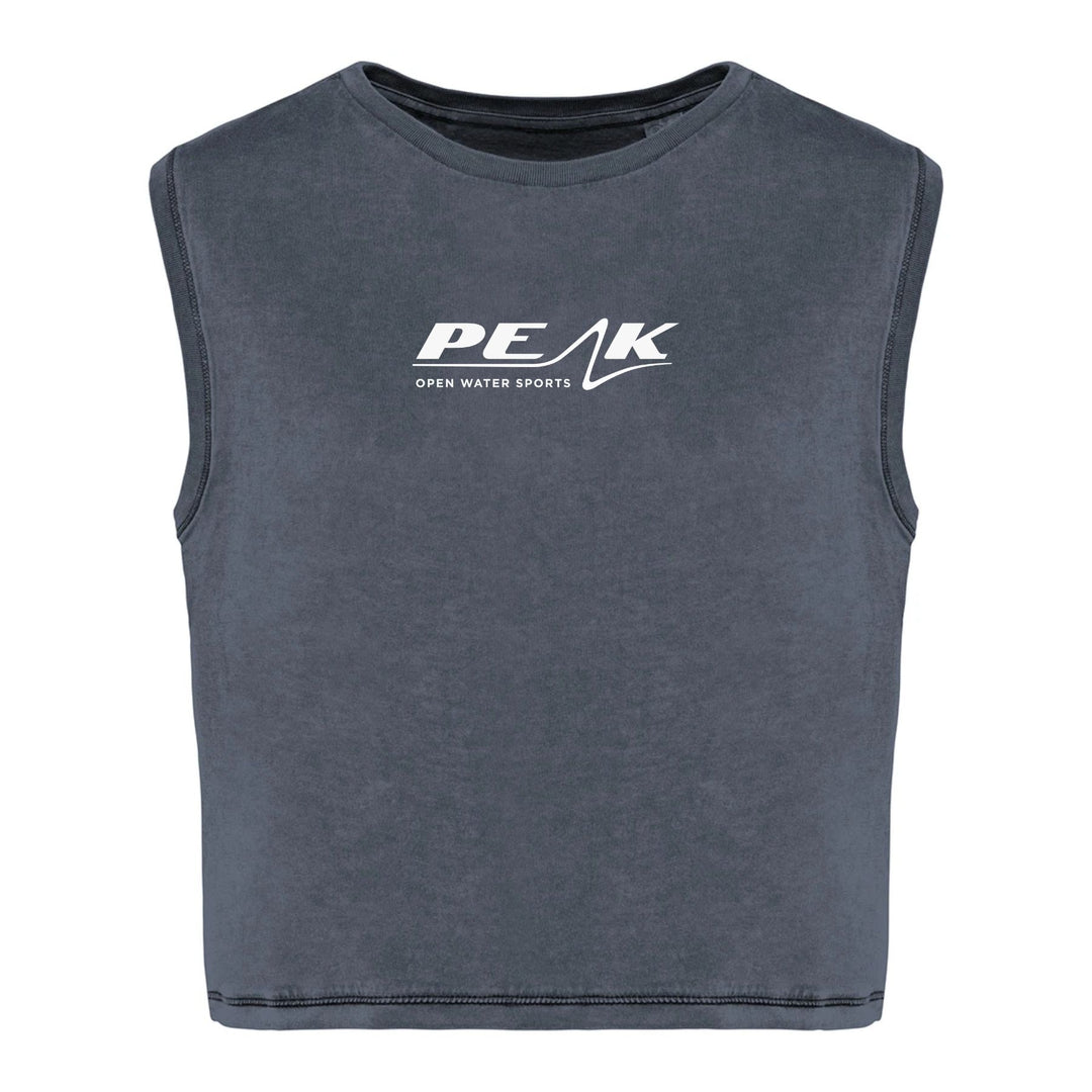 Peak Cropped Organic Tank Top
