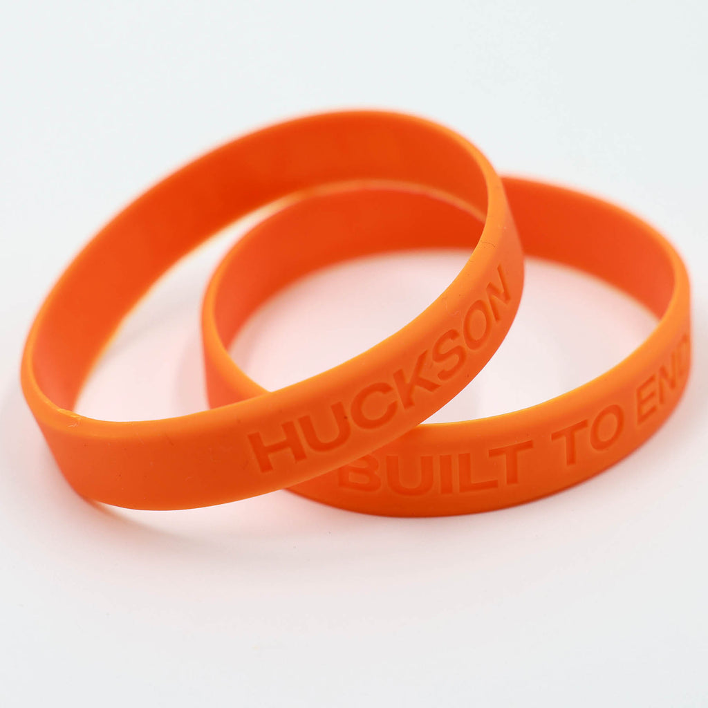 Orange deals silicone wristbands