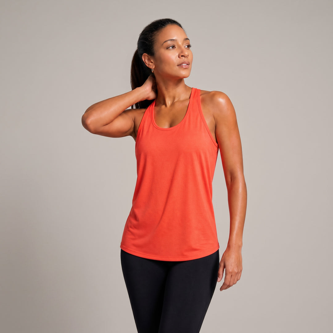 Soft Touch Coral Racer Back Vest