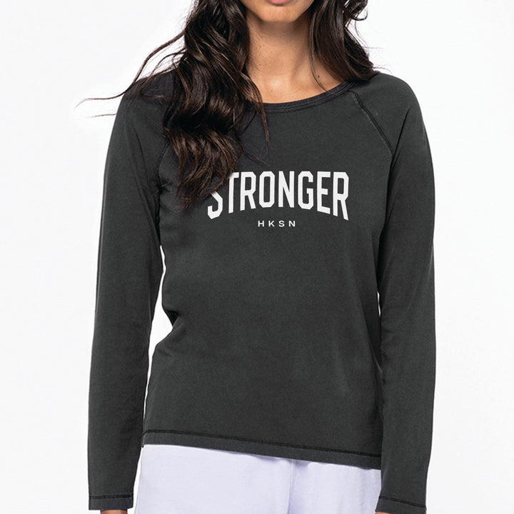 'Stronger' Long Sleeve Organic T-Shirt