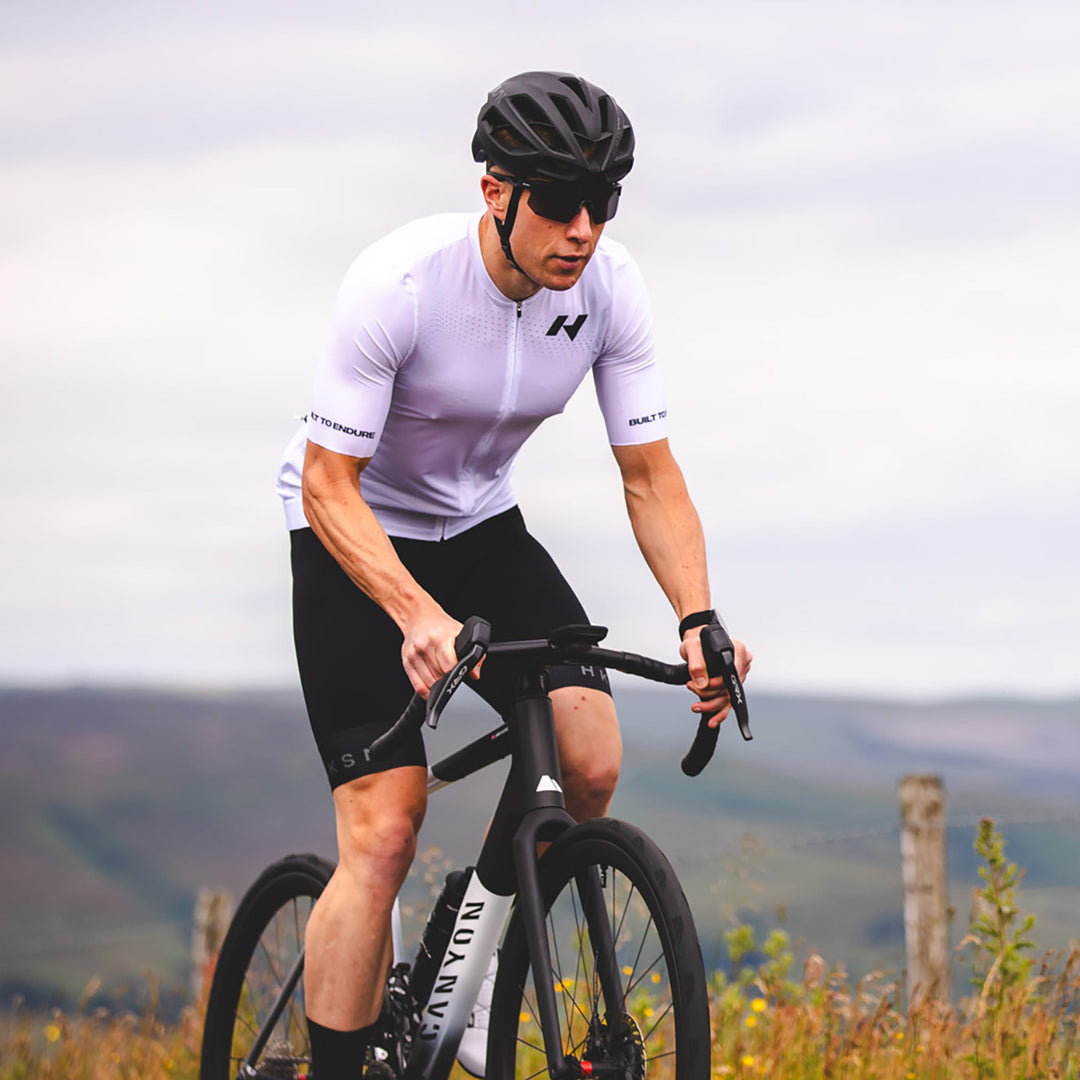 Team HKSN Pro Cycle Jersey - White