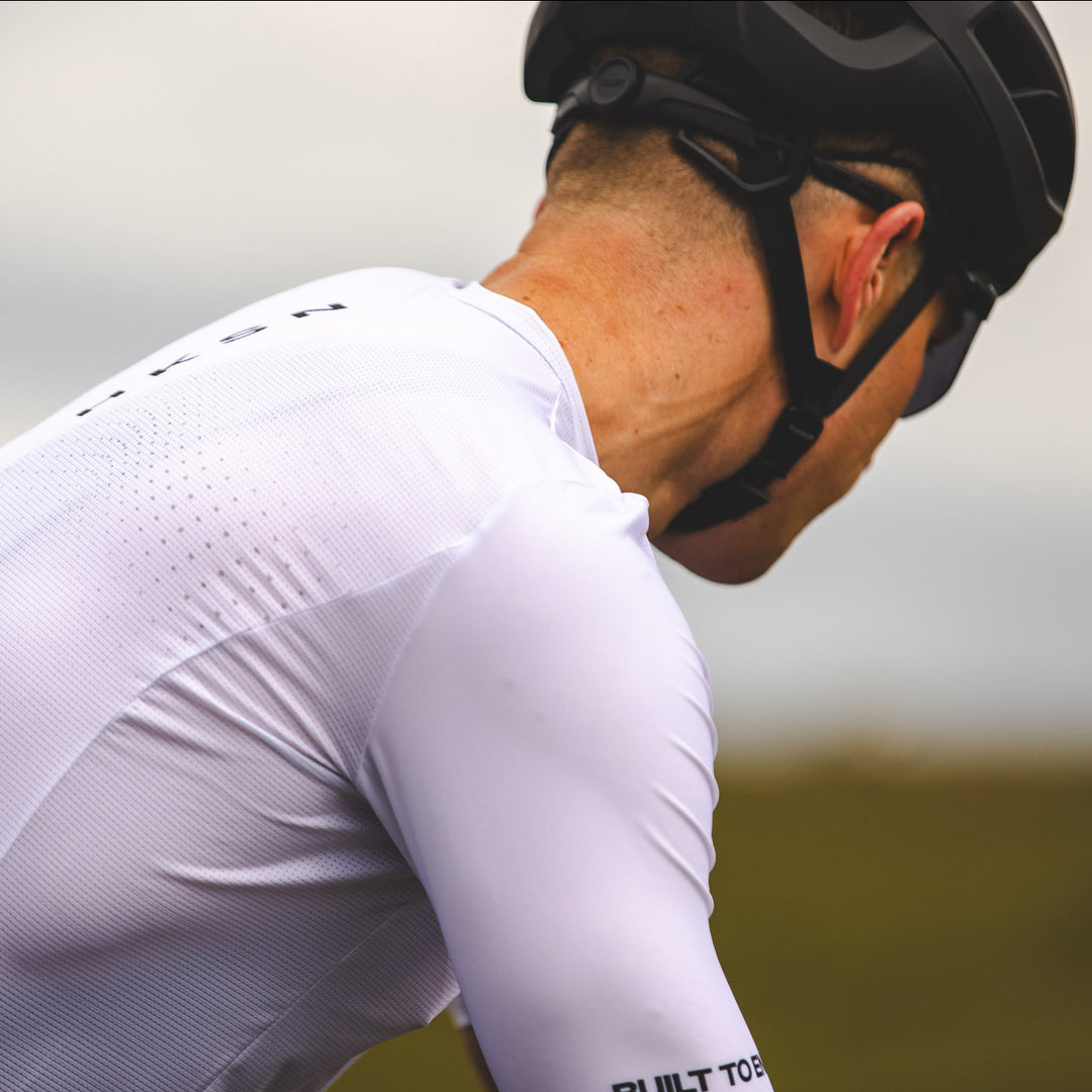 Team HKSN Pro Cycle Jersey - White