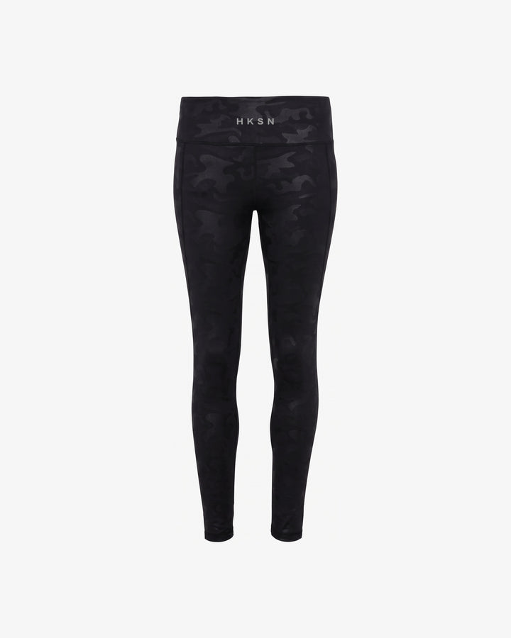 Black-Camo Full Length Leggings