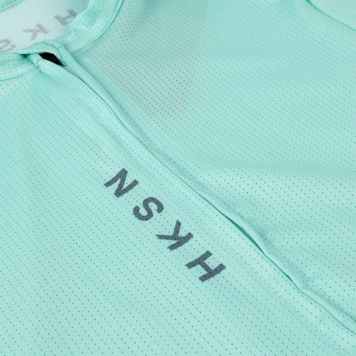 'Racing Line' Mint Green SS Jersey