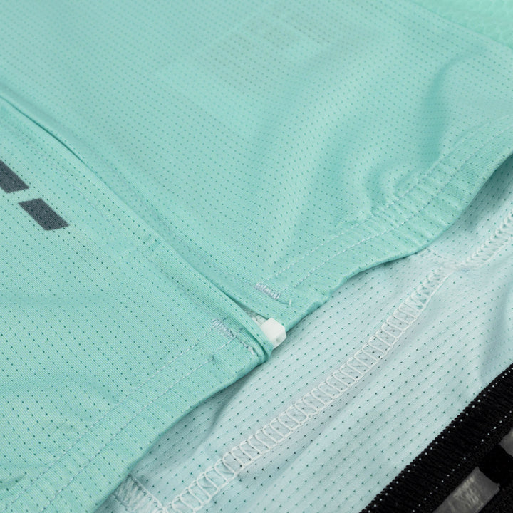 'Racing Line' Mint Green SS Jersey