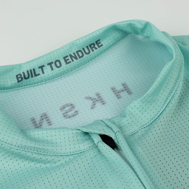 'Racing Line' Mint Green SS Jersey