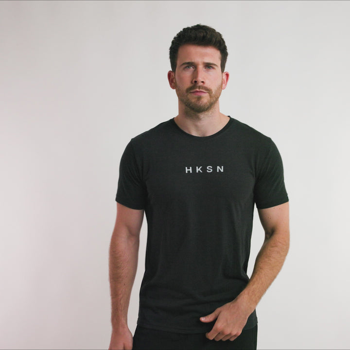 Black 'Hybrid' Training T-Shirt