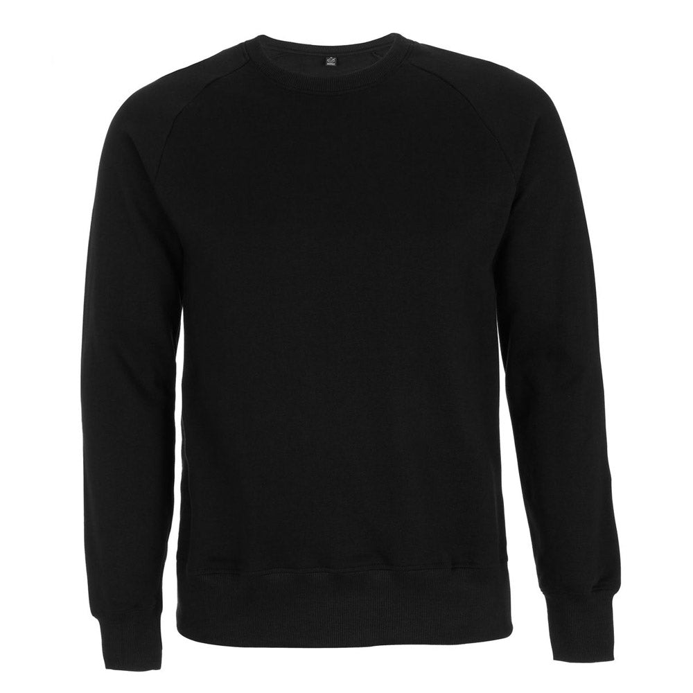 Black 'Built To Endure' Organic Raglan Sweater