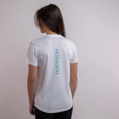 'Energise' White and Teal Training T-Shirt