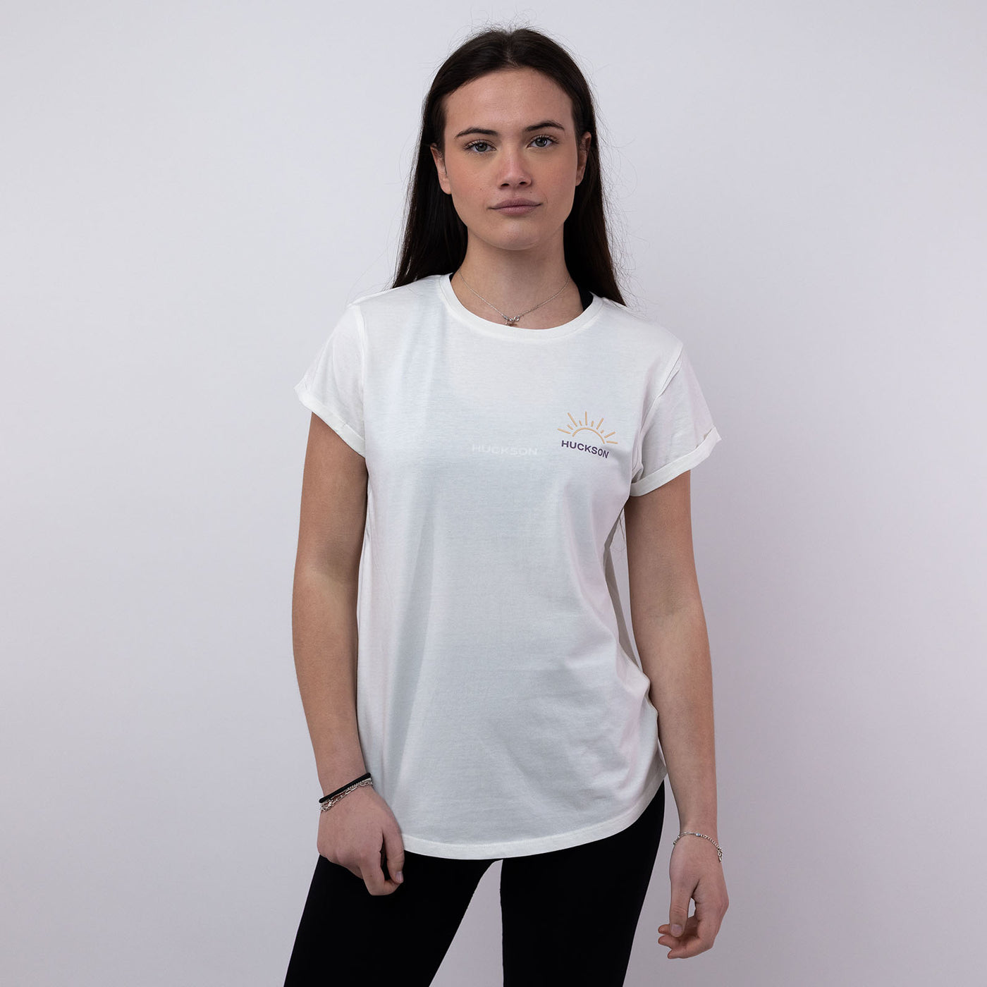 'Flow' Roll-Sleeve Organic T-Shirt